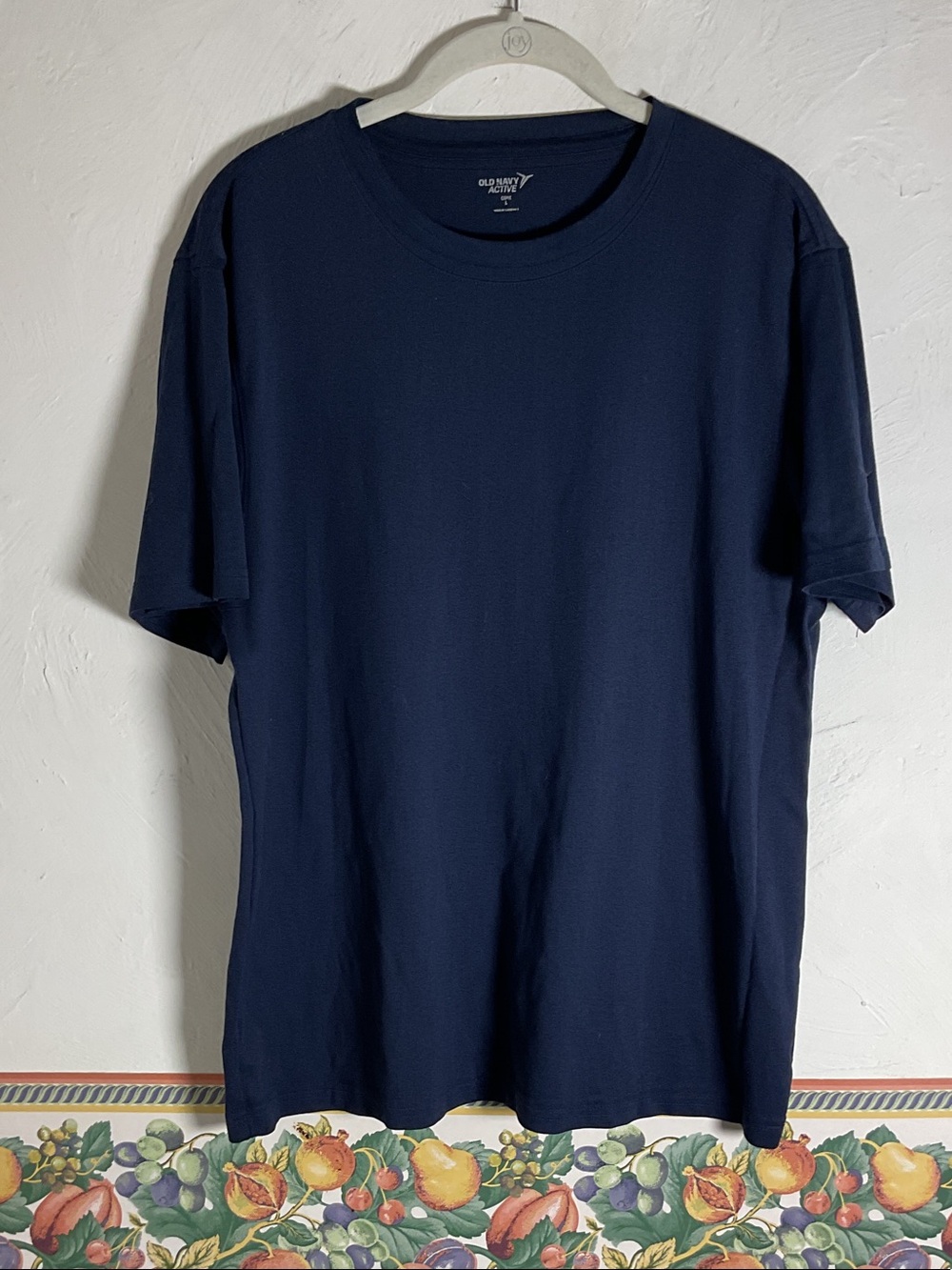 Sale! Old Navy Active Men Core Go Dry Cool Performance Tee Size L Navy Flaw